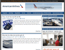 Tablet Screenshot of american-airlines.vn